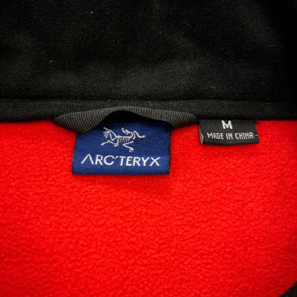 Arcteryx Gore Windstopper Softshell Jacket Womens M Red Fleece Lined Full Zip - Picture 4 of 11